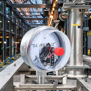 Kekhao เครื่องวัดความดันสแตนเลสเชื่อมต่อ NPT 1.6MPa KHXC-100BF ความแม่นยำ1.6% ขนาดแอมโมเนีย100มม. ใช้1ปี - Product Image 3