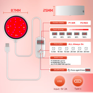 Lámpara de Escritorio LED Roja Más Vendida, Chip Tres en Uno Europeo Americano para Terapia en el Hogar, Eficaz para el Cuidado Facial, de Rodillas y Espalda - Product Image 5