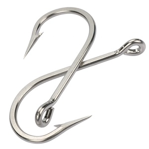 Cheap Promotion High Quality Stainless Steel Ring Saltwater Catfish Sea Tuna Live Bait Fish Hooks Manufacturing for Fishing