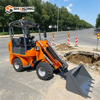 Hochwertiger 2-Tonnen-Schwerlastlader für Villen-Baustellen und Industriebereiche, Frontlader für Lagerflächen mit Einfacher Bedienung, Radlader