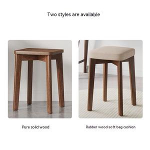 Chaises de bar empilables <span class=keywords><strong>en</strong></span> <span class=keywords><strong>bois</strong></span> massif BILIDO, durables, avec assise carrée, pour l'école, l'hôtel, l'appartement - Product Image 3