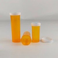 Frasco de Medicina de Plástico con Tapa a Prueba de Niños y Logotipo Personalizado, Frasco para Pastillas 6D 8D 13D 16D 20D con Serigrafía
