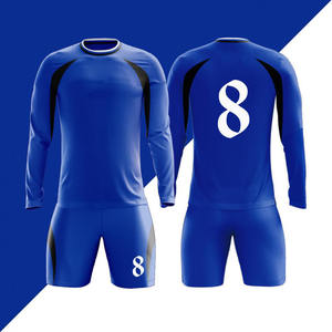 Completo da Calcio Maschile con Stampa a Trasferimento Termico, Taglio Automatizzato, Traspirante, 100% Poliestere, Colletto Alto - Product Image 6