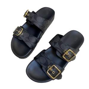 2025 최신 디자인 디자이너 코아 여성 슬리퍼 숙녀 비치 플랫 럭셔리 숙녀 슬리퍼 도매 유명 브랜드 샌들 여성용 - Product Image 5