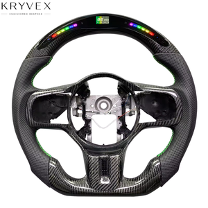 Volante Kryvex Personalizado de Fibra de Carbono Real Perforada para Mitsubishi Lancer Evolution Final Edition X FQ-400 - Product Image 4