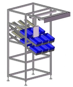 थोक उच्च गुणवत्ता वाले गुरुत्वाकर्षण प्रवाह रेल पे/एब्स व्हील पैलेट औद्योगिक प्लेऑन रोलर ट्रैक - Product Image 3