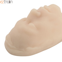 Modelo de Entrenamiento para Inyecciones Faciales, Cabeza de Maniquí Masculino de Silicona con Huesos Simulados, Entrenamiento Médico, Práctica de Botox