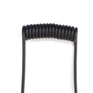 Cable de extensión de audio auxiliar estéreo para auriculares en espiral de <span class=keywords><strong>90</strong></span> grados macho a macho de 3,5mm - Product Image 5