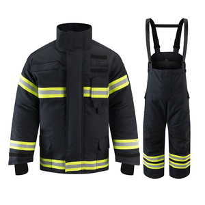 ANBEN FIRE EN469 NOMEX IIIA 4 Couches OEM CE vêtements de <span class=keywords><strong>pompier</strong></span> personnalisé <span class=keywords><strong>pompier</strong></span> durable <span class=keywords><strong>pas</strong></span> <span class=keywords><strong>cher</strong></span> costume de lutte contre l'incendie costume - Product Image 4