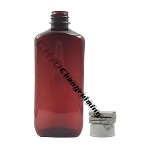 16oz 500ml hổ phách Chai PET nắp vặn chứa chất lỏng - Product Image 1