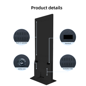 शॉपिंग मॉल, प्रदर्शनियों और इनडोर विज्ञापन के लिए मोबाइल स्मार्ट एलसीडी वीडियो पोस्टर स्टैंड-डिजिटल डिस्प्ले - Product Image 4