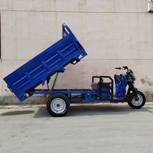 Triciclo Eléctrico Agrícola, Motocicleta <span class=keywords><strong>de</strong></span> Tres Ruedas Pesada para <span class=keywords><strong>Transporte</strong></span> <span class=keywords><strong>de</strong></span> <span class=keywords><strong>Pasajeros</strong></span> y Carga - Product Image 2