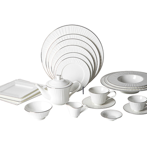 Chaozhou Factory Luxury Bone China Dinner <strong>Plate</strong>, <strong>Square</strong> <strong>Plate</strong> <strong>Set</strong> - Product Image 6