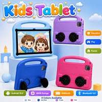 Tableta Infantil de 10.1 Pulgadas, Tableta para Niños con Wifi, Nuevo Diseño, IPS 1280*800, 64 GB, Tableta Educativa Android para Niños