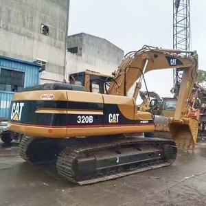 Excavatrice d'occasion de 20 tonnes, série 320B 320D, entretien facile, avec moteur et boîte de vitesses, vente directe au commerce extérieur - Product Image 1