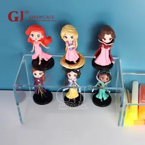 China Factory Großhandel Acryl Mini Figuren Spielzeug Display Stand Kosmetik geschäft Desktop Display Regal für Theke