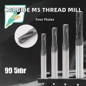 Fresa de extremo de carburo YUFU M5 con 4 filos, recubrimiento AlTiN, ODM OEM - Product Image 2