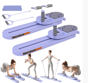 Nouvelle maison multifonctionnel acier aluminium bois équipement de Fitness planche abdominale <span class=keywords><strong>Pilates</strong></span> Ski <span class=keywords><strong>Machine</strong></span> pour corps <span class=keywords><strong>Pilates</strong></span> réformateurs - Product Image 6