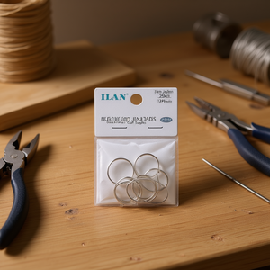 Anelli di collegamento Ilan da 25 mm, 12 pezzi, forniture per artigianato - Product Image 2