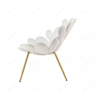 Fauteuil à dossier italien SPARKLE Chaise cactus vert Personnalité unique Commode créative à pétales de feuilles Chaise d'extérieur