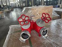 Katup Pemisah Air 3-Arah/4-Arah Storz/DSP untuk Pemadam Kebakaran DN65-DN80 Besi Cor & Aluminium Katup Hidran Kebakaran