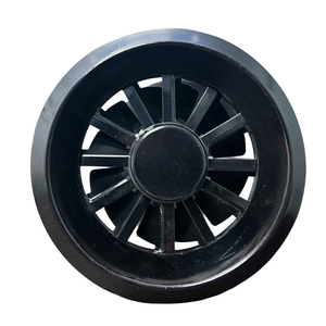 Diffuseur d'air tourbillonnant en aluminium réglable OEM ODM pour CVC, grille motorisée murale au design industriel moderne - Product Image 1