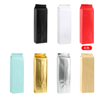 Poche debout de l'usine chinoise pour l'emballage de thé et de café en papier kraft mat/gousset latéral en plastique aluminium avec/sans joint de guérison
