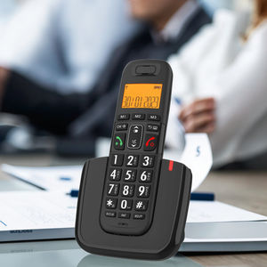 Altavoz de <span class=keywords><strong>baja</strong></span> radiación inalámbrico portátil <span class=keywords><strong>fijo</strong></span> Digital de larga distancia TAM manos libres DECT Mini teléfono - Product Image 2