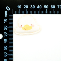 Écusson 3D personnalisé en forme de bec de canard rembourré, en peluche douce de coton imprimé, appliqué irrégulier à coudre, pour casquette de baseball et vêtements pour enfants