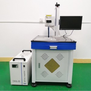 Fiber Laser Marking Machine <b>Bench</b> Top 3000-7000 mm/s High Accuracy Raycus Marking Head <b>Metal</b> Glass Engraving - Product Image 2