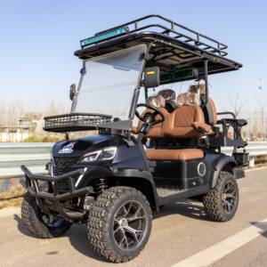 सड़क कानूनी 72 वी क्लब कार इलेक्ट्रिक 4x4 उपयोगिता वाहन सड़क कानूनी लक्जरी ऑफ-रोड गोल्फ बग्गी कार - Product Image 6