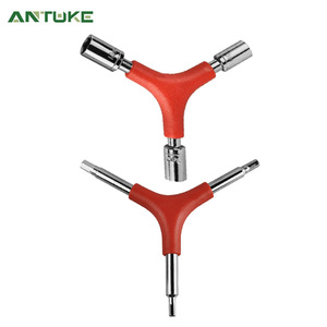 Clé hexagonale en Y Antuke 4 5 6 mm, outil de réparation de vélo, outil manuel, jeu de tridents métalliques, kit d'entretien pour le cyclisme - Product Image 1