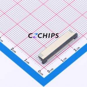 FPC-1.0AX-19PWCR-H25 FFC/FPC Connector SMD,P=1mm,Horizontal Mount Connector Drawer Type Bottom Contact 19P 1mm - Product Image 1