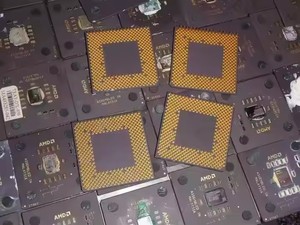 Phế liệu CPU gốm có chân vàng // Phế liệu bộ xử lý / Intel Pentium Pro gốm với giá bán buôn - Product Image 5