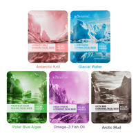 Masque facial apaisant et antioxydant KORMESIC 25ml à l'huile de krill antarctique, à l'eau de glacier, aux algues, au rétinol et à la vitamine C