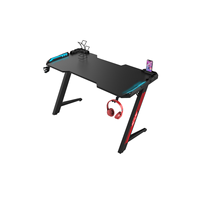 Bureau personnalisé de haute qualité PC Table lumière LED Rgb ordinateur bureau de jeu pour ordinateur à domicile Table de bureau