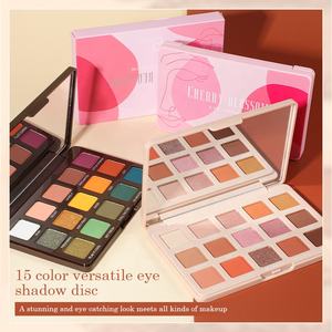 Vente en gros de cosmétiques de marque privée de pigments imperméables longue durée <span class=keywords><strong>Palette</strong></span> de fards à paupières de haute qualité Marque privée - Product Image 2
