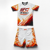 T-shirt et short d'entraînement unisexe Venom UFC High Spring à séchage rapide et respirant, avec logo avant, pour boxe, Muay Thai et arts martiaux