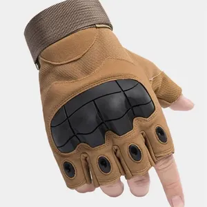Hard Knuckle Fingerless <b>for</b> <b>Men</b>, Motorcycle, Bike, Shooting, Hunting & Paintball, Outdoor Protective Gear - Product Image 5