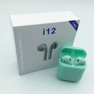 <span class=keywords><strong>I12</strong></span> Tws 2019 nuevo colorido Voz Hd Bt5.0 manos libres oído auriculares estéreo de deporte Tws <span class=keywords><strong>I12</strong></span> para <span class=keywords><strong>Iphone</strong></span> inteligente - Product Image 4