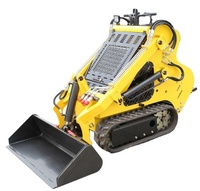 Cina CE approvato professionale minicargador caricatore frontale macchine loader mini pista skid steer per la vendita