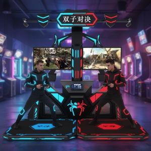 เครื่องเกมอาร์เคดใหม่ในห้างสรรพสินค้า เครื่องยิงปืน 2 ผู้เล่นในร่ม 9D VR เครื่องเกมโลหะ อุปกรณ์เสมือนจริง - Product Image 3