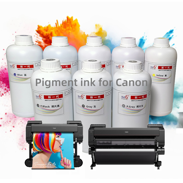 Universal Refill Pigment Ink 500ML 12 Colors Inkjet Printer for Canon Image PRO GRAF 2100 2600 4100 4600