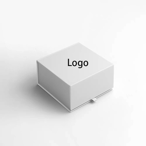 Customized Luxury Mini White Jewellery Gift Box Package Necklace Jewelry Box Packaging - Product Image 1