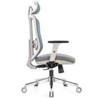 Chaise de bureau réglable haut de gamme, chaise ergonomique confortable en maille, chaise de travail de bureau à dossier haut