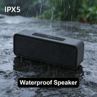 Haut-parleur sans fil portable mini IPX5 étanche 10W haute puissance, mode PC, haut-parleur de jeu pour les rassemblements en plein air