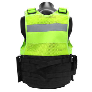 เสื้อกั๊กสะท้อนแสงความปลอดภัยสูง ระบบ MOLLE อุปกรณ์รักษาความปลอดภัยกลางแจ้ง เสื้อกั๊กยุทธวิธีสำหรับปฏิบัติการกลางคืน - Product Image 3