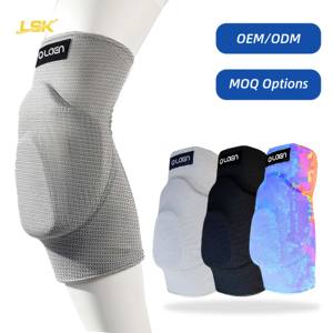 <span class=keywords><strong>Rodilleras</strong></span> Deportivas Profesionales de Poliéster y Algodón, Antideslizantes, Impermeables, Transpirables, con Diseño Ajustable y Acolchado Grueso <span class=keywords><strong>para</strong></span> Gimnasio - Product Image 1