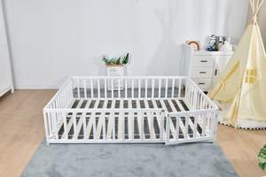 Lit Montessori moderne au design populaire 2023 avec sommier à lattes en bois pour chambre et salon – Vente directe usine - Product Image 2