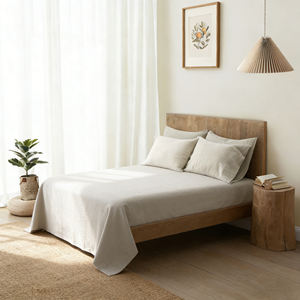 Parure de <span class=keywords><strong>draps</strong></span> de luxe moderne, soyeuse, douce pour la peau, 300 fils, respirante et confortable - Product Image 5